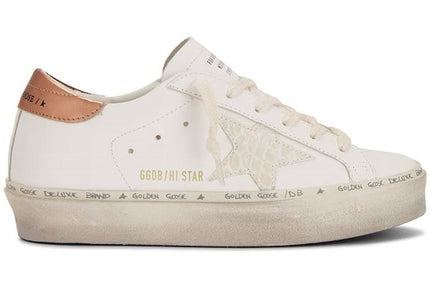 Golden Goose Hi Star White Butter Bronze (Women's)