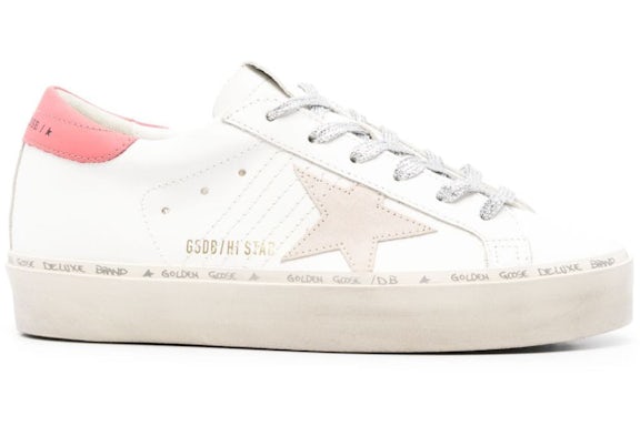 Golden Goose Hi-Star White Coral (Women's)