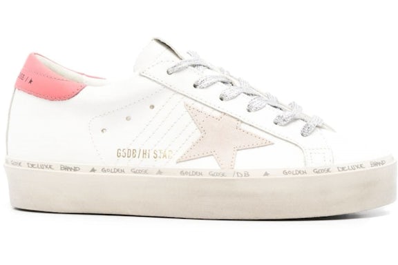 Golden Goose Hi Star White Taupe (Women's)