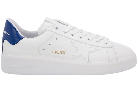 Golden Goose Purestar Leather White Bluette