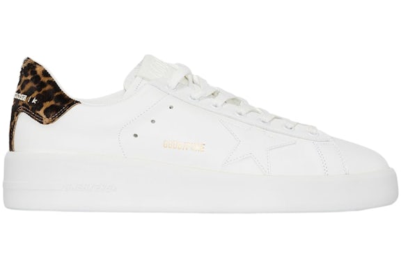 Golden Goose Purestar Leopard Print White (Women's)