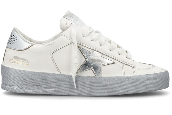 Golden Goose Stardan White Silver-tone (Women's)