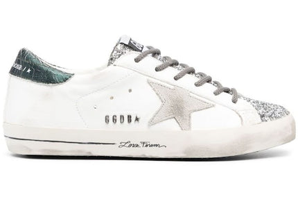 Golden Goose Super-Star Love Forever White Silver Green (Women's)