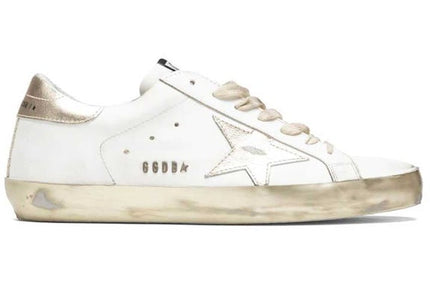 Golden Goose Super-Star White Gold Sparkle