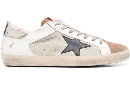 Golden Goose Super-Star White Silver Cream