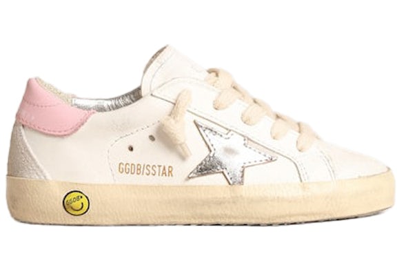 Golden Goose Super-Star White Silver Pink (Young)