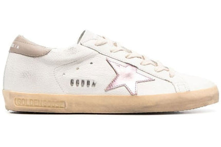 Golden Goose Super-Star White Antique Pink Metallic (Women's)