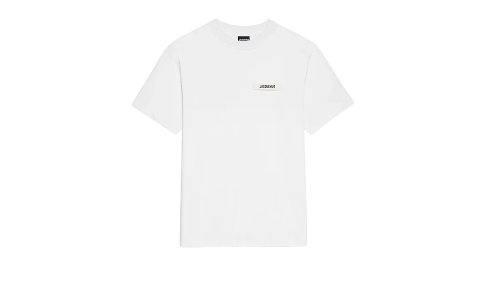 Jacquemus T-shirt Gros Grain White
