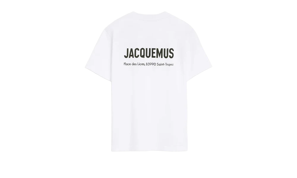 Jacquemus T-Shirt The Saint Tropez Address White