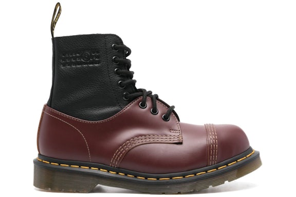 Dr Marten Maison Margiela Ankle Bootx Oxblood Black (Women's)
