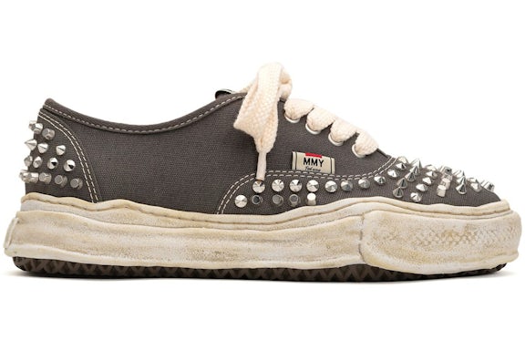 Maison Mihara Yasuhiro Baker OG Sole Studded Canvas Low Grey