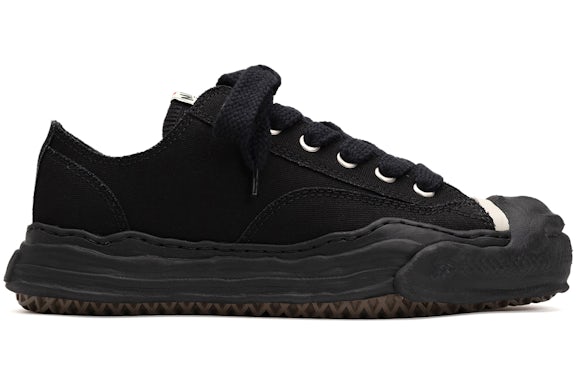 Maison Mihara Yasuhiro Hank OG Sole Canvas Low Black Black