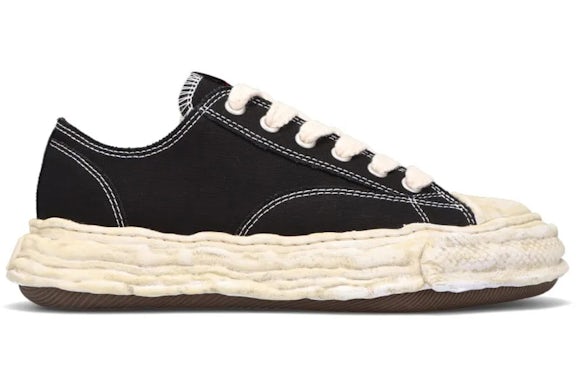 Maison Mihara Yasuhiro Peterson 23 OG Dyed Sole Canvas Low Black