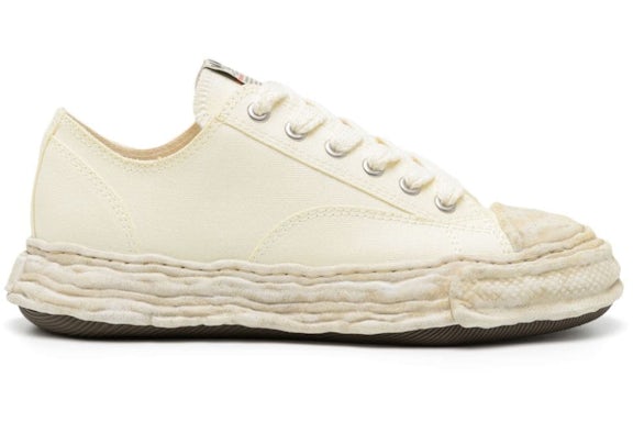 Maison Mihara Yasuhiro Peterson 23 OG Sole Canvas Low Garment Dyed White