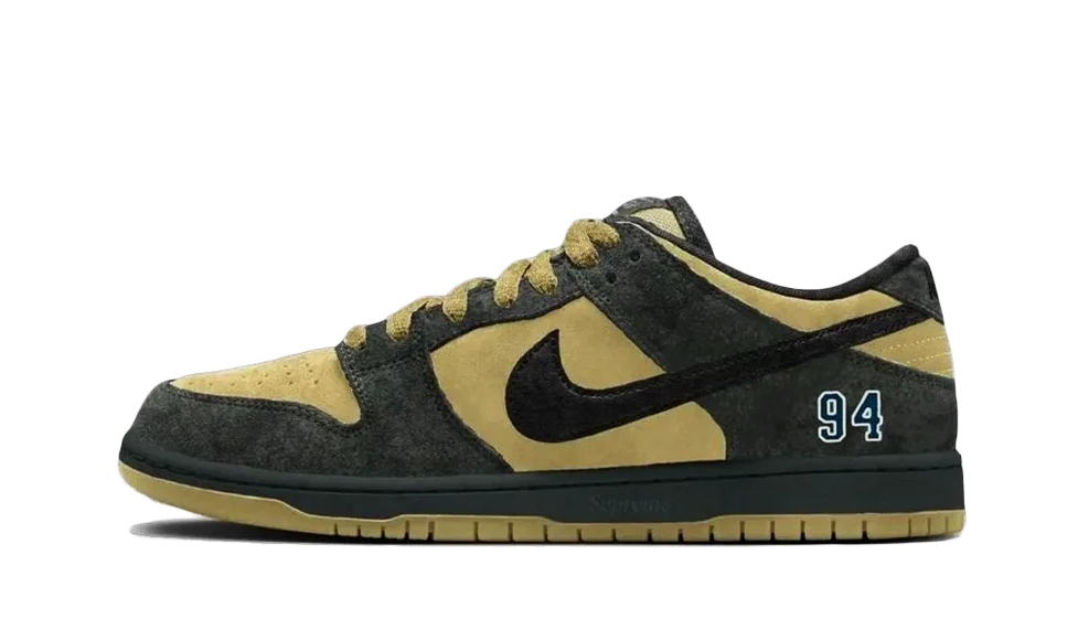 SB Dunk Low Supreme Camper Green