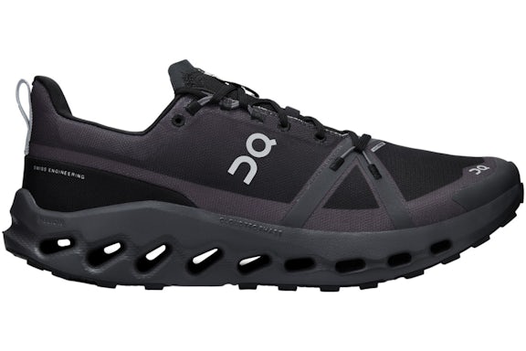 On Running Cloudsurfer Trail Waterproof Black Eclipse