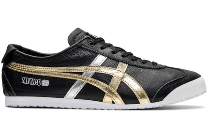 Onitsuka Tiger Mexico 66 Black Gold Silver