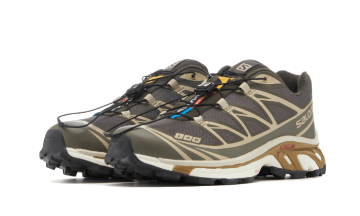 Salomon XT-6 Beluga Dull Gold