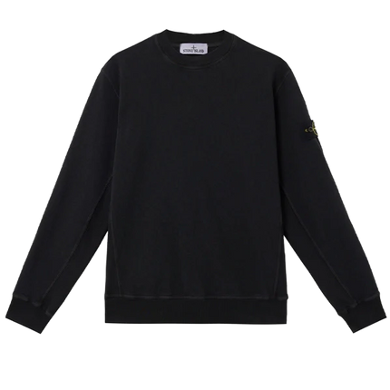 Stone Island Crewneck Old Effect Black