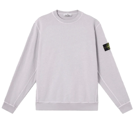 Crewneck Old Effect Light Purple