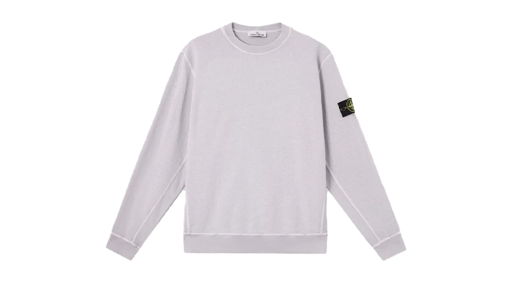 Crewneck Old Effect Light Purple