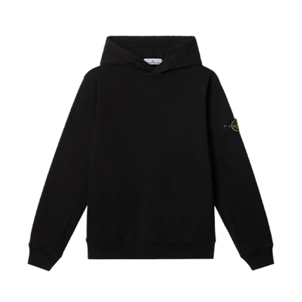 Hooded Sweatshirt Old Effect Black