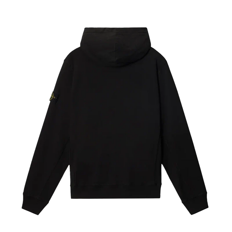 Hooded Sweatshirt Old Effect Black