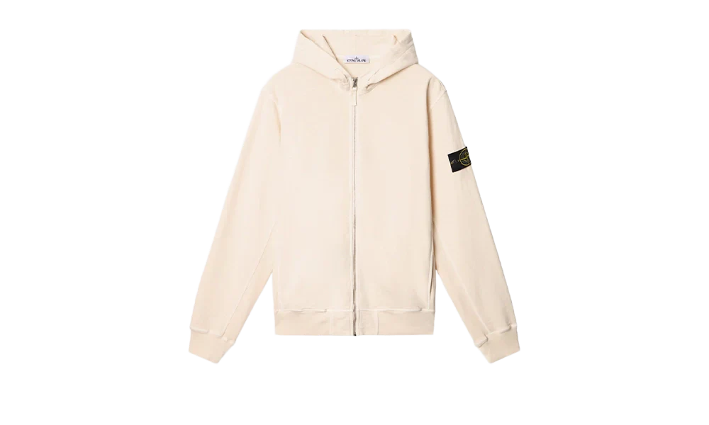 Zipped Sweatshirt Cream