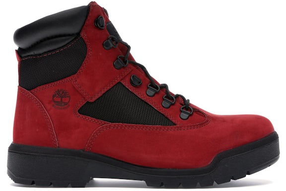 Timberland 6" Field Boot Red Black