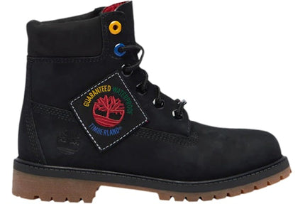 Timberland 6" Premium Boot Black Patch (GS)