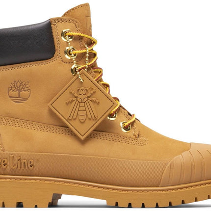 Timberland 6" Boot Premium Bee Line Rubber Toe WP Wheat Nubuck (Women's)