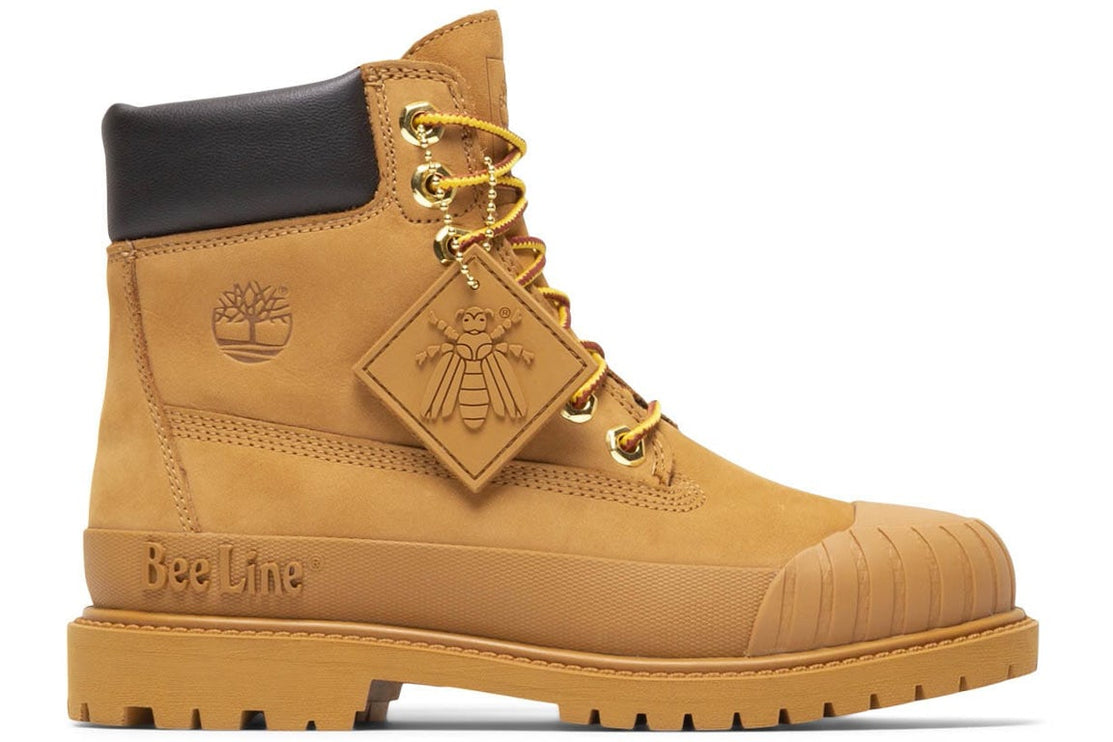 Timberland 6" Boot Premium Bee Line Rubber Toe WP Wheat Nubuck (Women's)