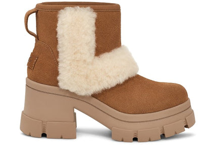 UGG Brooklyn Sunburst Heeled Boot Chestnut