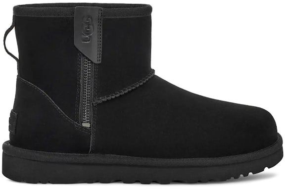 UGG Classic Mini Bailey Zip Boot Black (Women's)