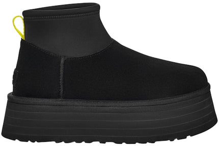 UGG Classic Mini Dipper Boot Black Yellow (Women's)