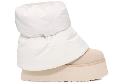 UGG Classic Mini Dipper Puffer Boot White Ceramic (Women's)