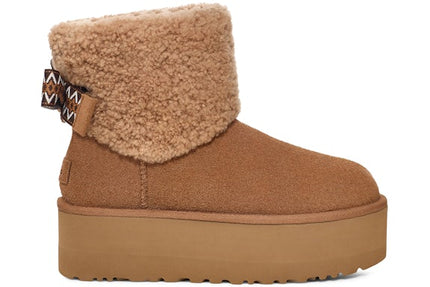 UGG Classic Mini Maxi Curly Boot Chestnut (Women's)