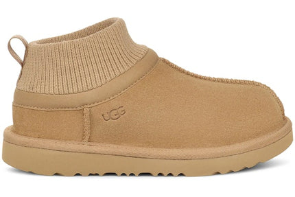 UGG Classic Ultra Stretch Cuff Slipper Mustard Seed (Kids)