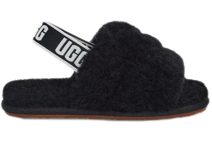 UGG Fluff Yeah Slide Black (Toddler)