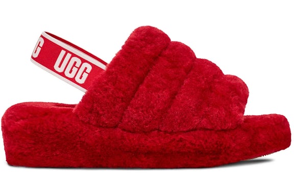 UGG Fluff Yeah Slide Ribbon Red (Women's)