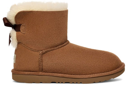 UGG Mini Bailey Bow II Boot Chestnut (Kids)