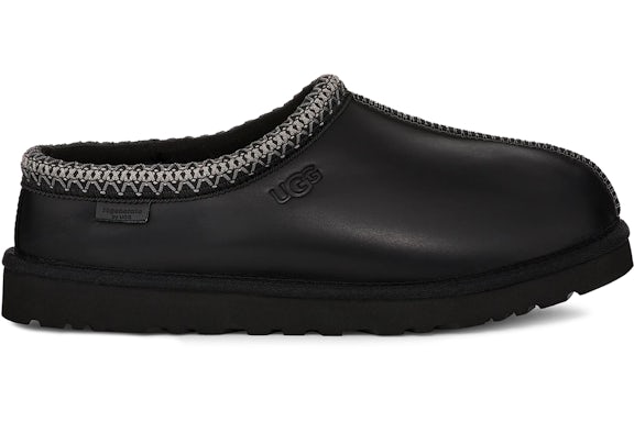 UGG Tasman LTHR Regen Slipper Black