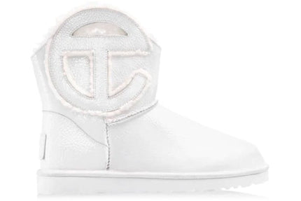 UGG x Telfar Logo Mini Crinkle White