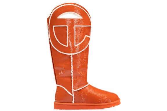 UGG x Telfar Logo Tall Crinkle Spicy Pumpkin