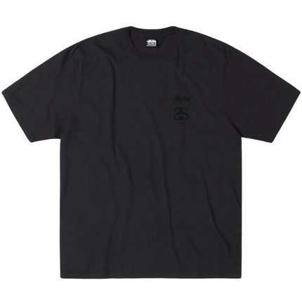 Stussy T Shirt Sock Link Pigment Dyed Black