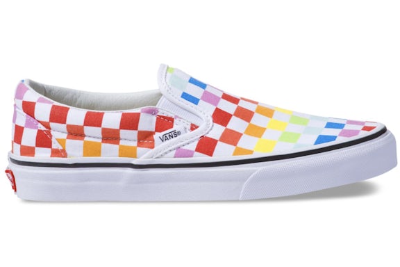 Vans Classic Slip-On Rainbow Checkerboard