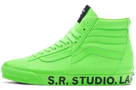 Vans OTW Sk 8-Hi Clash the Wall SR. Studio LA. CA Green Gecko