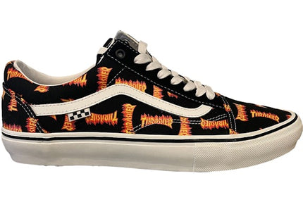 Vans Old Skool Thrasher All Over Flame Logo