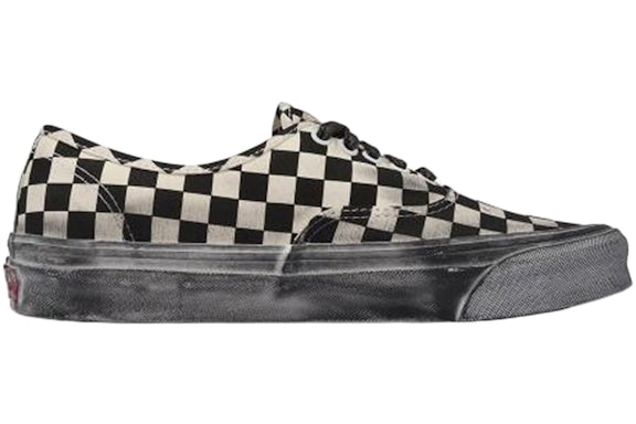 Vans Vault OG Authentic LXStressed Black White Checkerboard