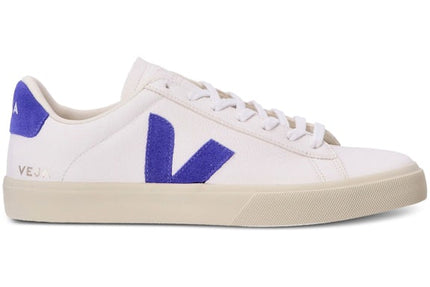 Veja Campo Chromefree Leather White Cobalt Blue